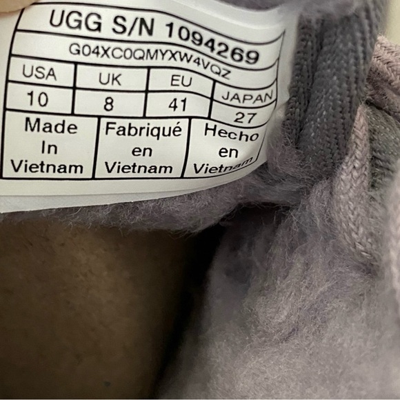 New UGG Neumel Chukka Boots Soft Amethyst 10 - Picture 3 of 3